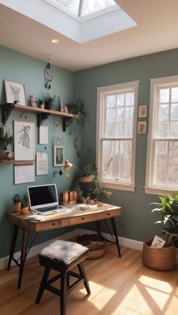 witchy home decor, gothic office supplies, mystical office accessories, dark academia stationary, pagan desk decor