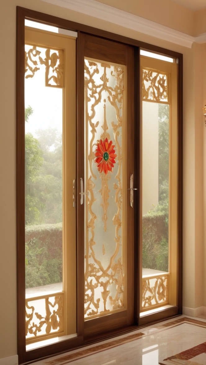 temple sliding door design, holy place sliding door, religious site sliding door, shrine sliding door, deity sliding door