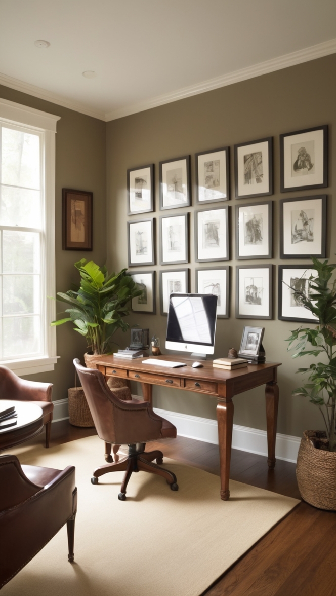 modern home office design, minimalist office decor, trendy office furniture, sleek office layout, stylish office accessories 