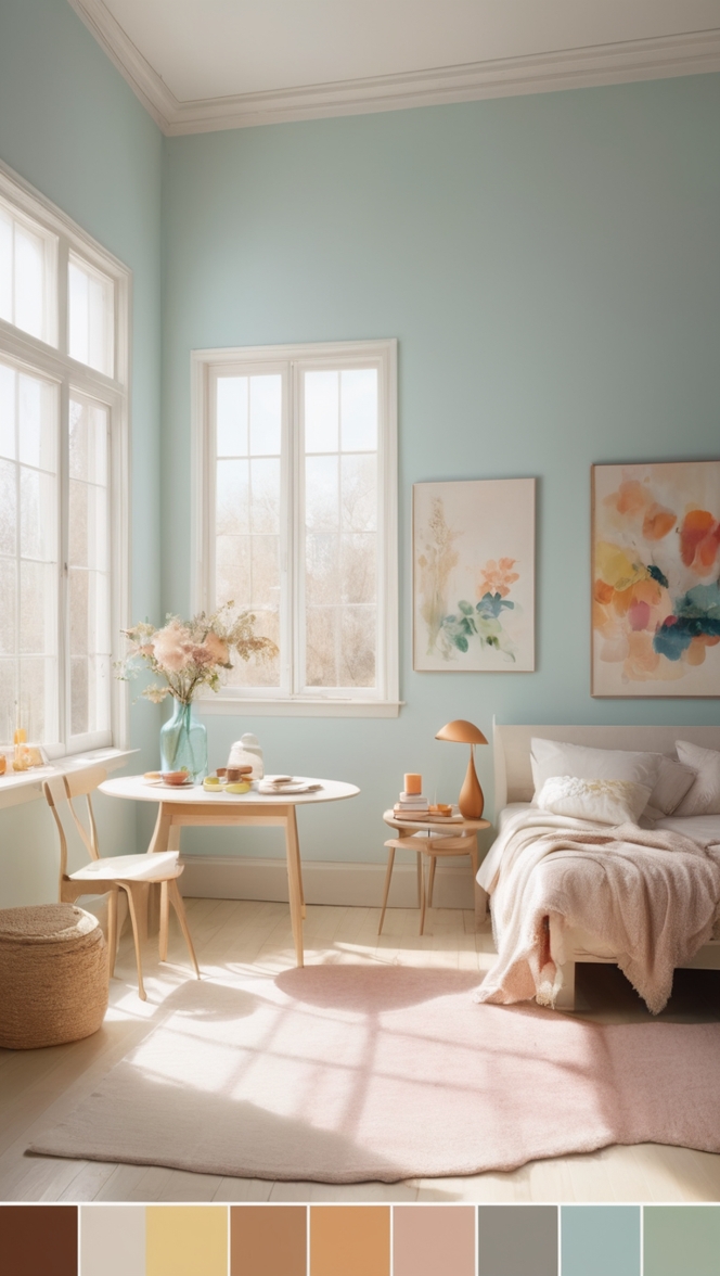 vibrant color scheme, modern color palette, dramatic color palette, artistic color combination, bold color palette 