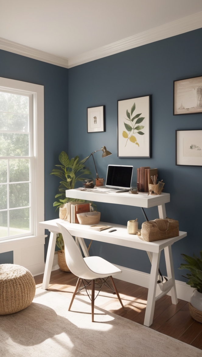 small business office design, office decorating ideas, masculine office decor ideas, productive home office, home office setup