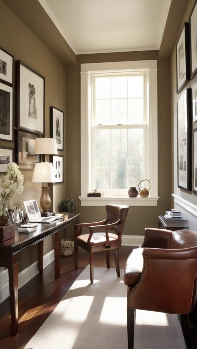 home office design, masculine office decor, modern home office, industrial office furniture, minimalist home office 