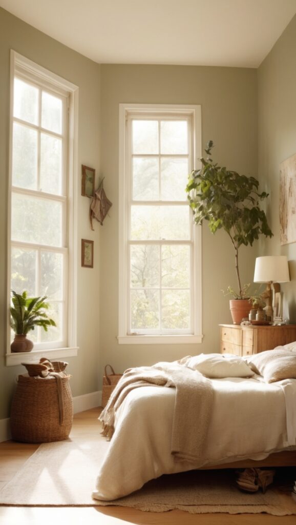 earthy bedroom decor, natural bedroom design, organic bedroom furniture, eco-friendly bedroom accessories, sustainable bedroom materials