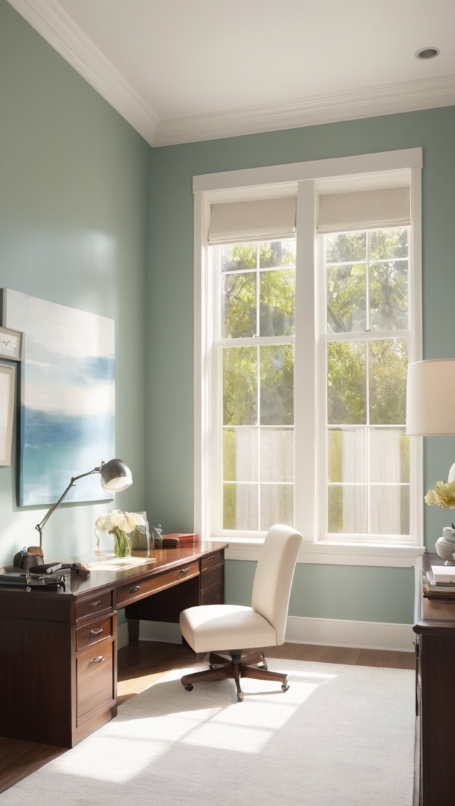 Moody office furniture, Moody office decor, Moody office design, Moody office accessories, Moody office organization