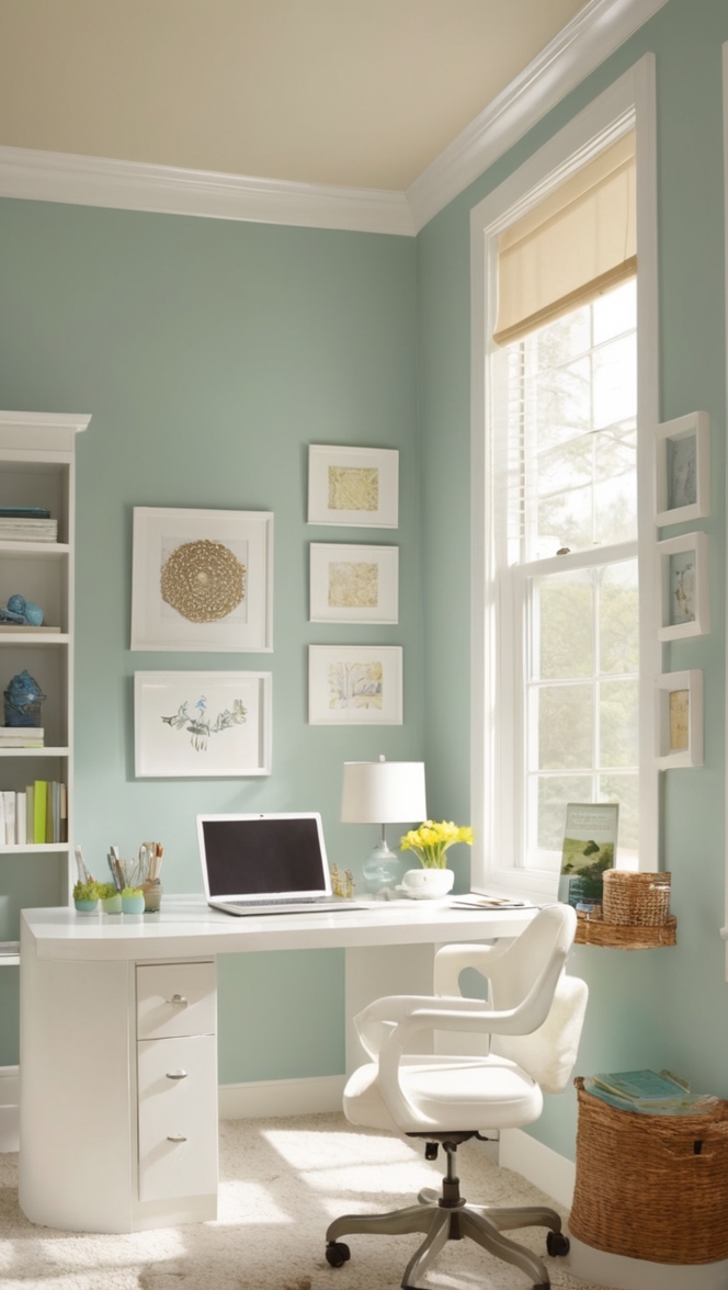 Small Office Design, Home Office Organization, Office Décor Ideas, Minimalist Office Setup, Remote Workspaces