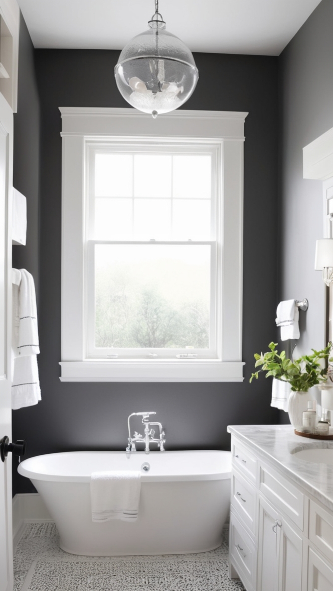 black and white bathroom decor, black and white bathroom renovation, black and white tiles, black and white bathroom accessories, black and white bathroom ideas