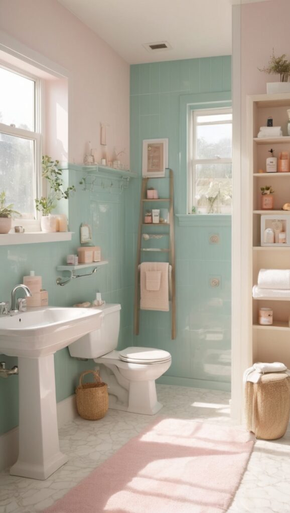 bathroom decor ideas, modern bathroom design, elegant bathroom accessories, chic bathroom decor, luxury bathroom fixtures