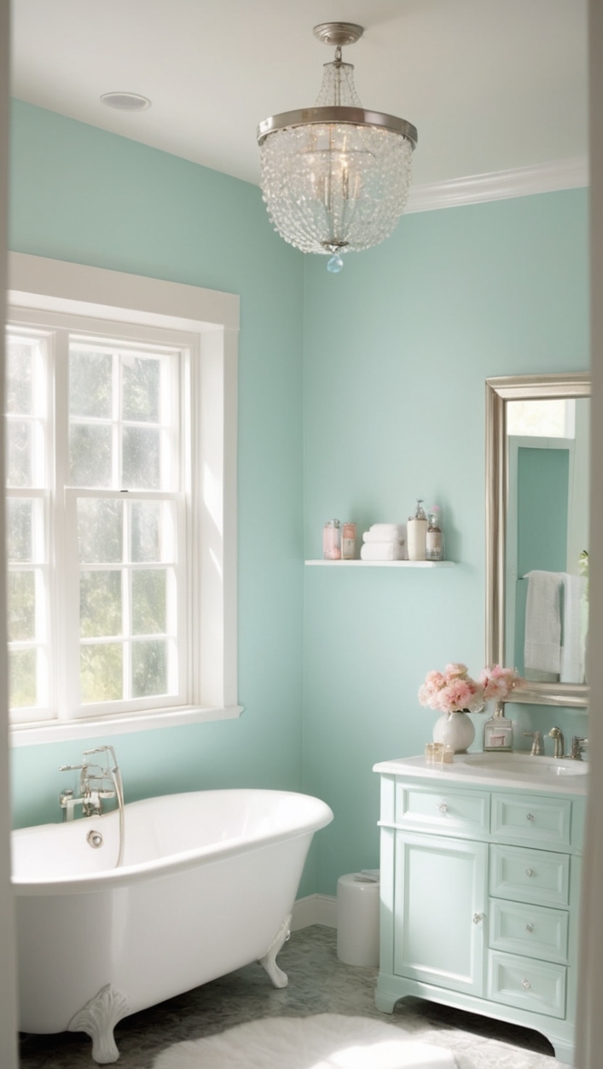 girly bathroom decor, feminine bathroom design, pink bathroom accessories, elegant bathroom vanities, stylish bath mats