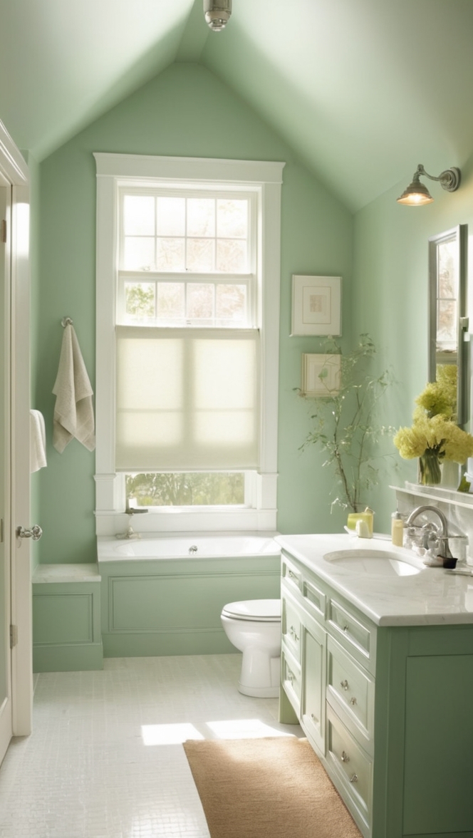 ecofriendly bathroom, sustainable bathroom, nature-inspired bathroom, organic bathroom design, earthy bathroom decor