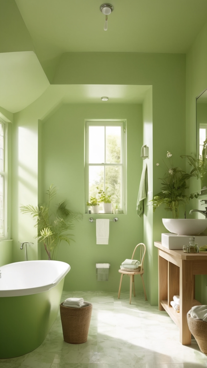 ecofriendly bathroom, sustainable bathroom, nature-inspired bathroom, organic bathroom design, earthy bathroom decor 