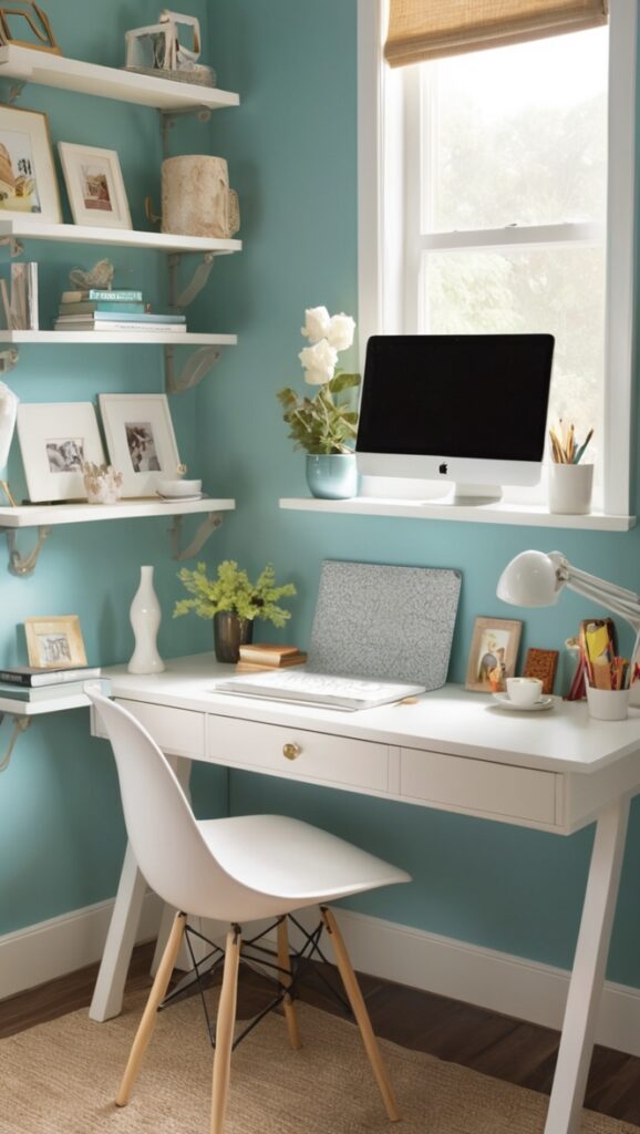 home office design, small home office, desk for small spaces, office organization, space-saving office furniture
