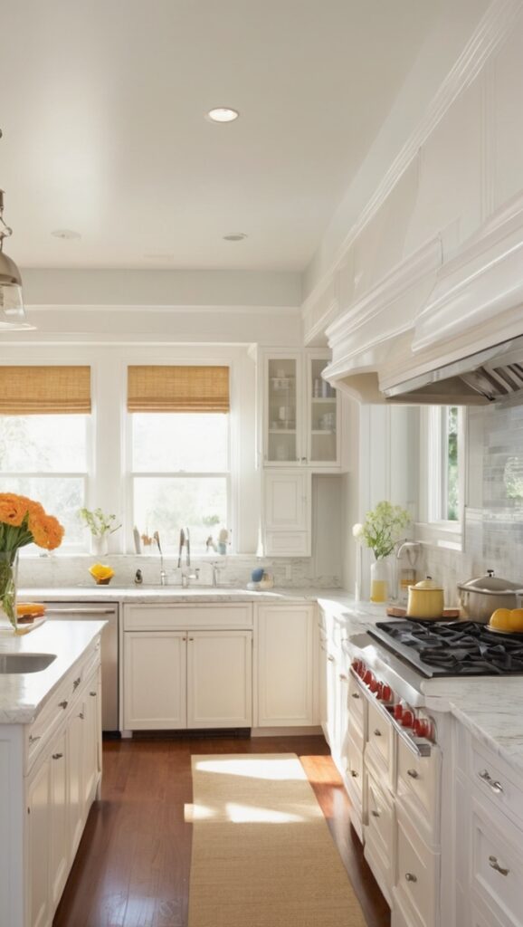 white kitchen cabinets, custom white cabinets, modern white cabinets, painted kitchen cabinets, antique white cabinets