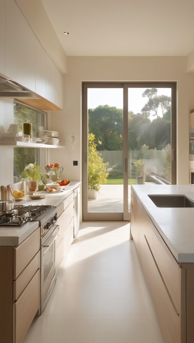 modern kitchen design, kitchen renovation ideas, contemporary kitchen layout, custom kitchen cabinets, gourmet kitchen design 