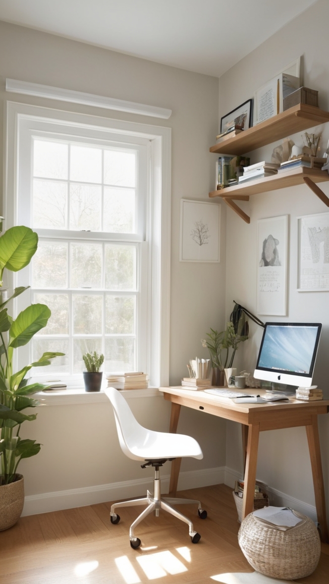 home office design, workspace organization, minimalist desk, creative work space, productivity tips 