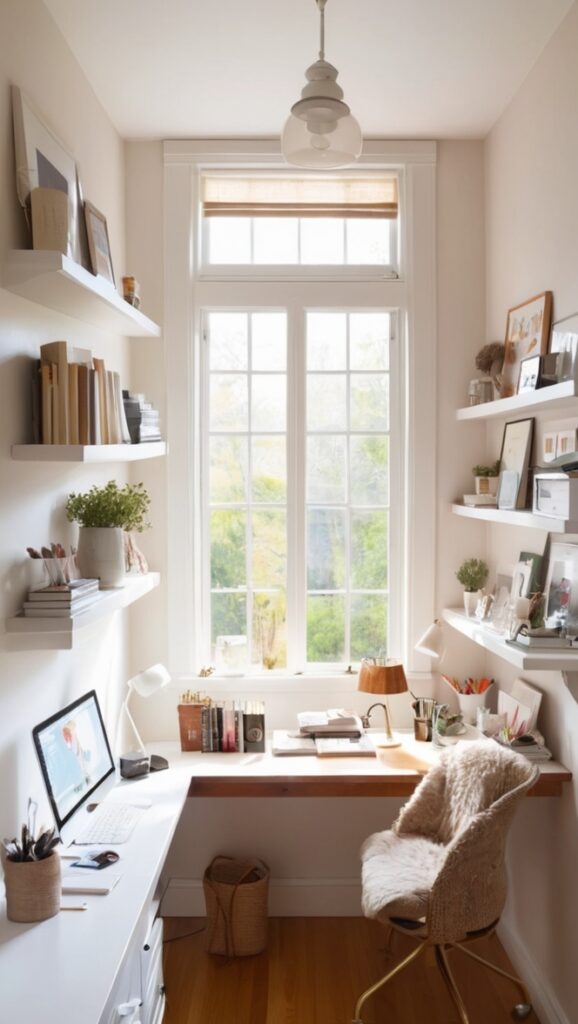 small workspace design, home office organization, compact office furniture, creative work from home ideas, efficient home office setups