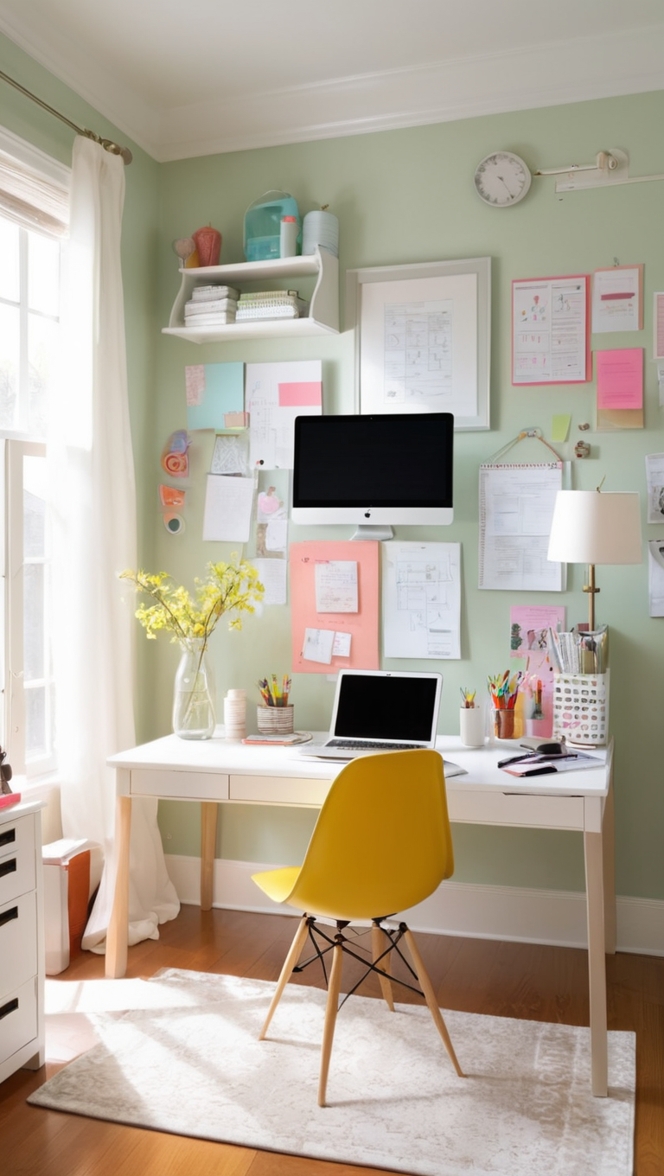 small home office organization, office organization tips, home office storage solutions, organized home office, declutter home office