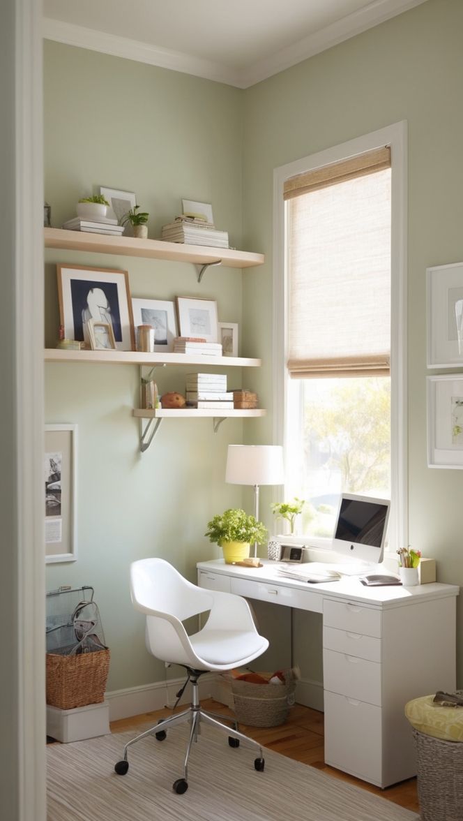 small office design, home office organization, spare room renovation, work from home setup, office furniture ideas