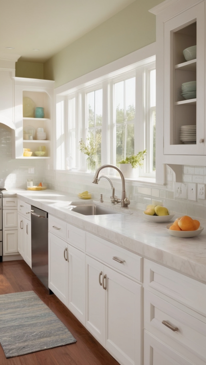kitchen backsplash ideas, white tile backsplash, modern white kitchen backsplash, white subway tile kitchen, best white kitchen backsplash