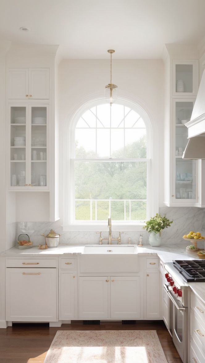 white marble countertops, marble kitchen island, white marble backsplash, luxury marble kitchen, marble kitchen renovation