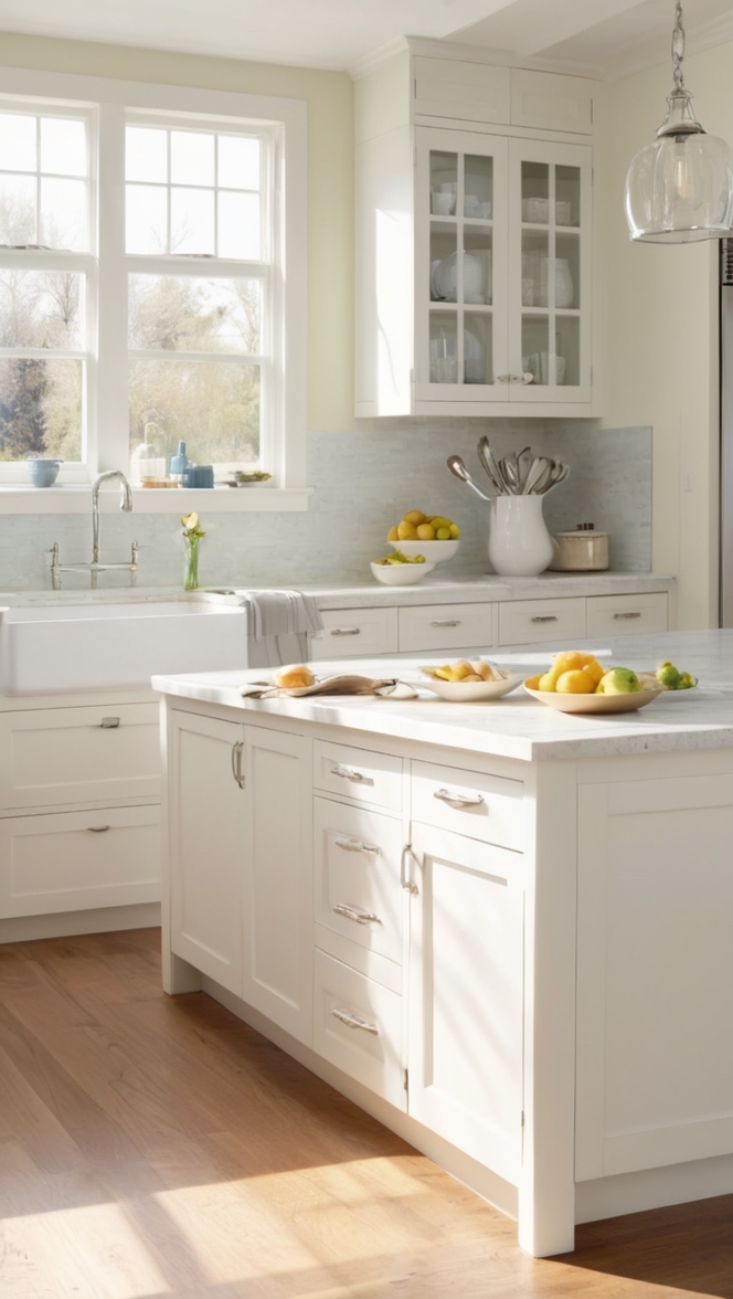 white shaker cabinets, shaker style kitchen, modern white kitchen, white kitchen design, custom white kitchen