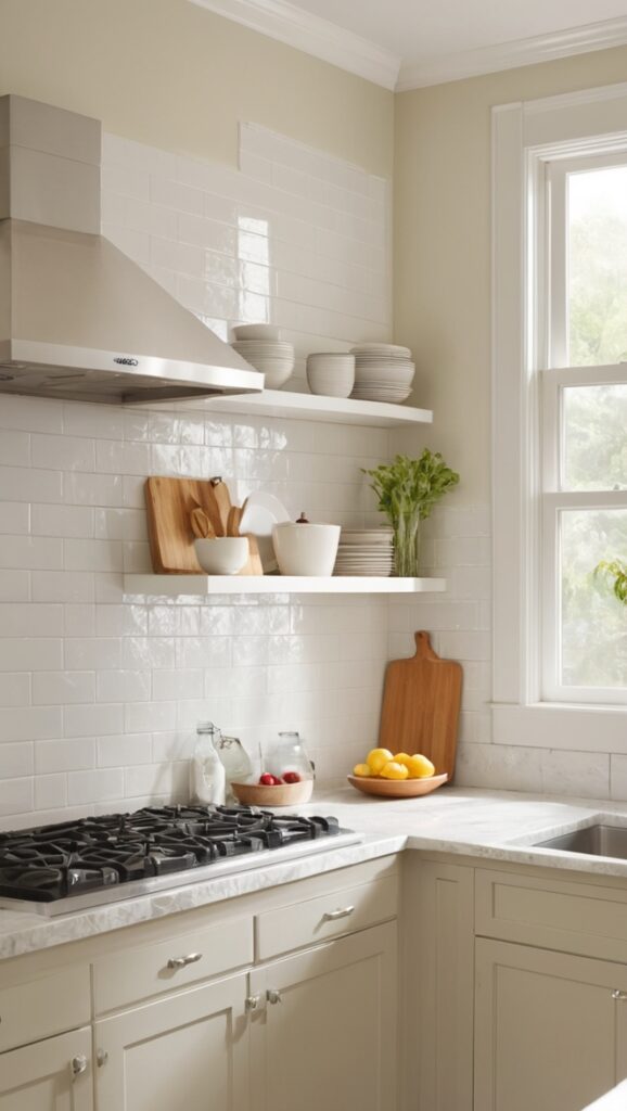 white kitchen backsplash tile, subway tile backsplash, white subway tile, kitchen tile backsplash, white tile backsplash