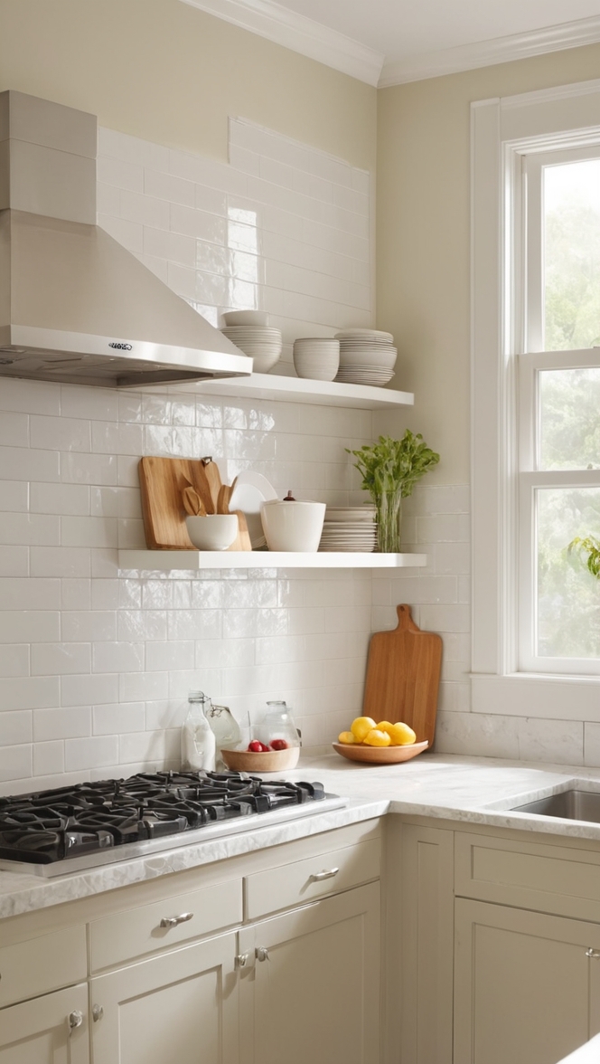 white kitchen backsplash tile, subway tile backsplash, white subway tile, kitchen tile backsplash, white tile backsplash 